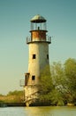 Vintage lighthouse in Sulina.