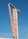 Vintage liquor store sign