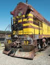 Vintage locomotive, Portola Railroad Museum Royalty Free Stock Photo