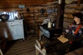 Vintage Log Cabin Interior