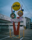 Vintage Lollipop Motel sign, North Wildwood, New Jersey