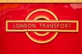 Vintage London Transport badge.