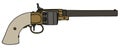 Vintage long revolver Royalty Free Stock Photo