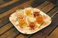 Vintage Looking Beer Samplers Royalty Free Stock Photo