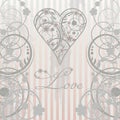 Vintage Love card Royalty Free Stock Photo