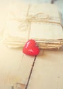 Vintage love letters Royalty Free Stock Photo