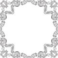 Vintage luxury ornamente frame Royalty Free Stock Photo