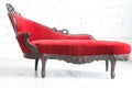 Vintage luxury red sofa