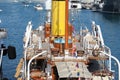 Vintage Luxury Sailboat In The Monte-Carlo Harbour Close Up View