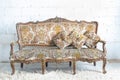 Vintage luxury sofa Royalty Free Stock Photo