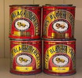 Vintage Lyle\'s Black Treacle Syrup tins