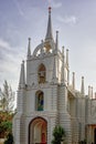 Vintage Mae De Deus Church Saligaon an Neo Gothic Catholic church