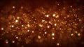Vintage Magic Brown Golden Shiny Blurry Focus Sparks Bokeh Circles Glitter Dust
