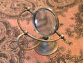 Vintage magnifier loupe - Selective focus