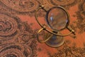 Vintage magnifier loupe - Selective focus