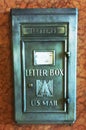 Vintage mail box Royalty Free Stock Photo