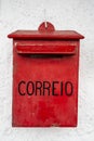 Vintage red mail office box Royalty Free Stock Photo