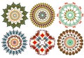 Vintage mandala design elements