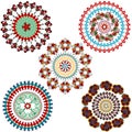 Vintage mandala design elements