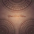 Vintage mandala ornament background Royalty Free Stock Photo