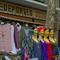 Vintage mannequins on El Rastro, Madrid flea market Royalty Free Stock Photo