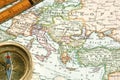 Vintage Map and Chart Royalty Free Stock Photo