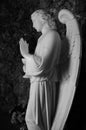 Vintage Marble Angel Offering Blessing