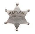 Vintage marshal badge