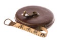 Vintage Measuring Tape Isolated