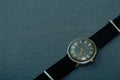 Vintage mechanical Soviet wristwatch Royalty Free Stock Photo