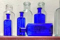 Vintage medicine bottles at Farmacia Francesa of Cuba -2