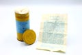 1943 Vintage Medicine SULPHAPYRIDINA M&B 693, MAY & BAKER Dagenham, England