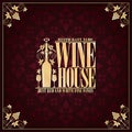 Vintage menu wine house best red and white fine wines