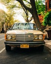 Vintage Mercedes, in Park Slope, Brooklyn, New York