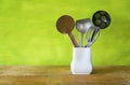 Vintage metal kitchen utensils Royalty Free Stock Photo
