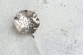 Vintage metal spoon spoon strainer