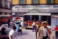 Vintage Mexican Village Street scene from 1960's