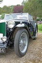 Vintage mg classic car Royalty Free Stock Photo