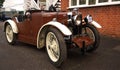 Vintage 1931 MG M type sports car. Brooklands, Surrey. Royalty Free Stock Photo