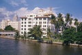 Vintage Miami, Florida 1950s, The Robert Clay Hotel Royalty Free Stock Photo