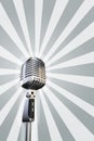 Vintage microphone Royalty Free Stock Photo