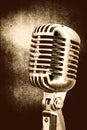 Vintage Microphone Royalty Free Stock Photo