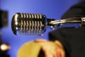 Vintage microphone Royalty Free Stock Photo