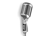 Vintage Microphone Royalty Free Stock Photo