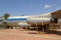 Vintage military aircraft on display at the Israeli Air Force Museum