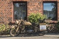 Vintage military motorbike