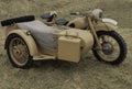 Military motorcycle from WWII.