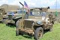 Vintage military trucks Royalty Free Stock Photo