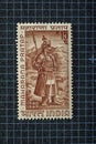 Vintage MINT Postal Stamp of Maharana Pratap 1540-1597 Royalty Free Stock Photo