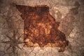 vintage Missouri state map Royalty Free Stock Photo